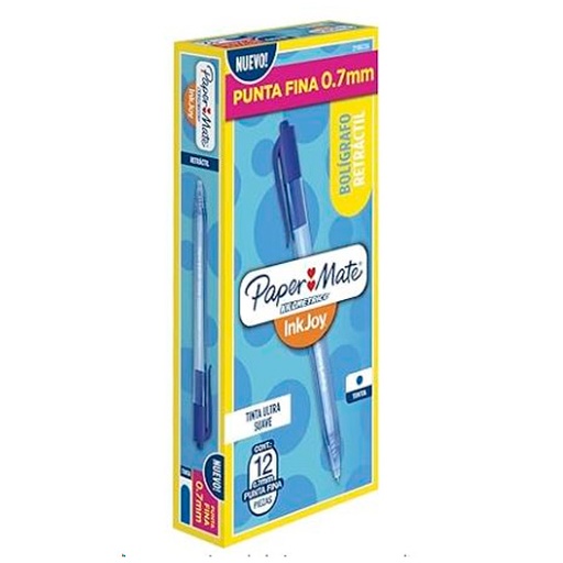 [2166736] Boligrafo kilometrico RT 100 azul punto fino caja 12