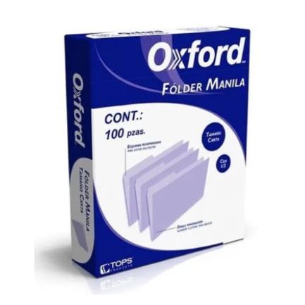 [M757 1/2] Folder Oxford Manila Carta C/100