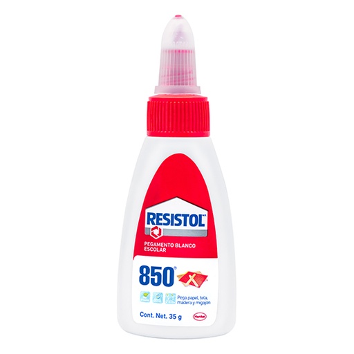 [ETPAPE0001454] Pegamento blanco escolar Resistol 850 de35 grs