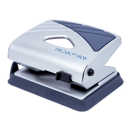 [1808] Perforadora metálica Pegaso 1808 de 2 orificios perfora hasta 25 hojas