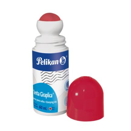 [14420003] Tinta Para Sellos Pelikan Giraplica 60ml Color Rojo