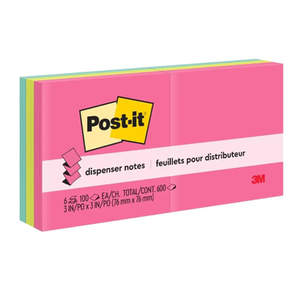 [R330-AN] Notas Adhesivas 3M Post It Pop Up 3X3  Neon C/6 block C/100 Hjs
