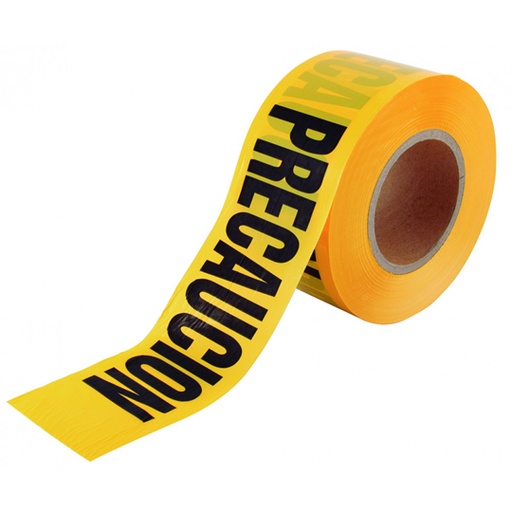 [ETJAFE0000155] Cinta de señalización santul 305m color amarillo.