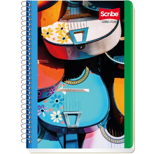 [SCR-CUA-C4542] Cuaderno Scribe forma francesa mega plus cuadro chico (5 mm), con 100 hojas