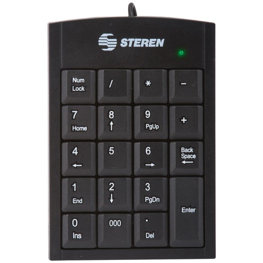 [ETTECN0000037] Teclado numerico de usb STEREN 1 pza.