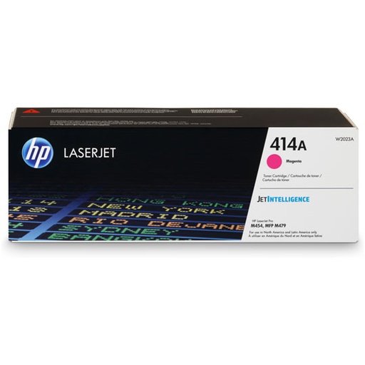 [ETTECN0000253] HP 414a magenta laserjet toner cartridge.