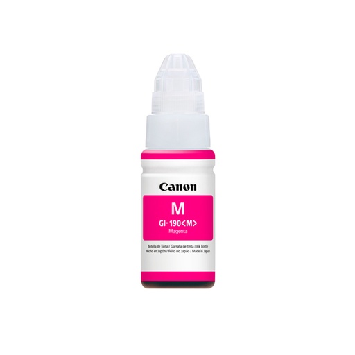 [ETPAPE0001604] TINTA COLOR MAGENTA GI 190 M COMPATIBLE CON PIXMA G1100 G2100 G3100