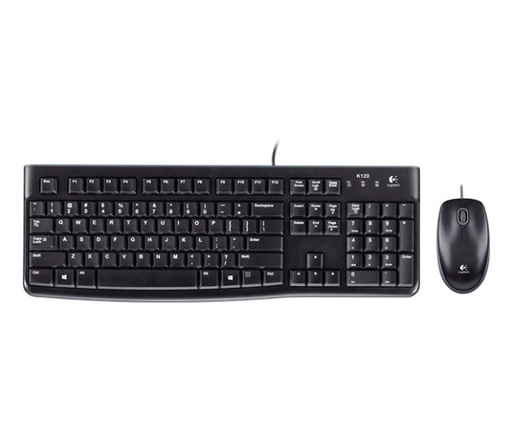 [ETTECN0000077] Kit Logitech de teclado y mouse MK120 alámbrico