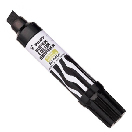 [SC6600-NE] MARCADOR PERMANENTE PILOT JUMBO NEGRO C/12