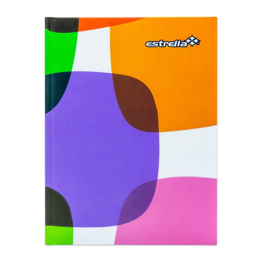[84] Libreta 1/4 pasta dura forma francesa Estrella cuadro chico 5 mm 96 hojas