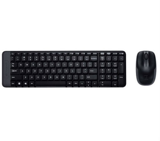 [PF-LOG-115] Kit Logitech Teclado y Mouse MK220 Negro.
