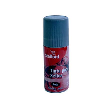 [COC6000] Tinta P/Sellos Stafford Roll-On Rojo 60Ml