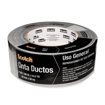 [1050] Cinta Sellaductos 3M Gris Multiusos Rollo 48mmx50m 1 Pza