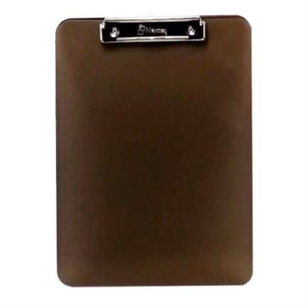 [NE-172H] Tabla Plástica Nextep con Clip Carta Humo