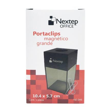 [NE-046] Porta Clips Nextep Magnetico Grande 10.4 cm para 500 clips