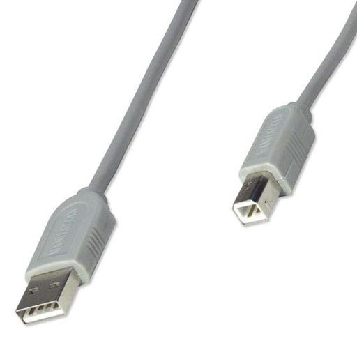 [ETTECN0000419] Cable Manhattan USB a-b v1.1 3m gris.