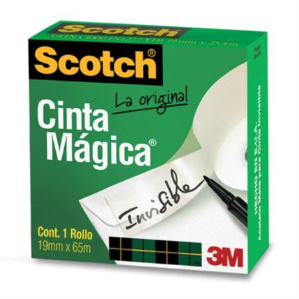 [8101865] Cinta 3M Magica Adhesiva 810 18X65 Pza