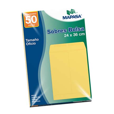 [IA0197] SOBRE BOLSA MAPASA OFICIO ANTE 60KG 10 BOLSAS C/50