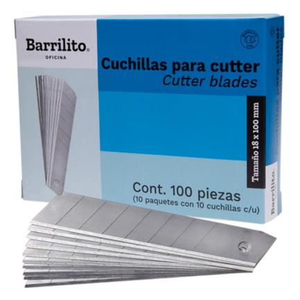 [1404] Cuchillas Barrilito Repuesto Grande Caja C/10 Tubos