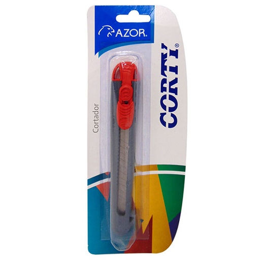 [ETPAPE0004531] Cutter Corty 3000 chico de 9 mm blíster.